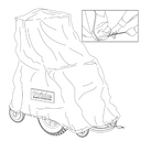 Pride Mobility Power Chair Weather Cover — Large (76"L x 52"H)