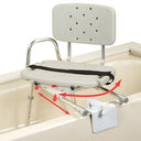 Snap-N-Save Sliding Tub-Mount Transfer Bench | Swivel Seat — view 2