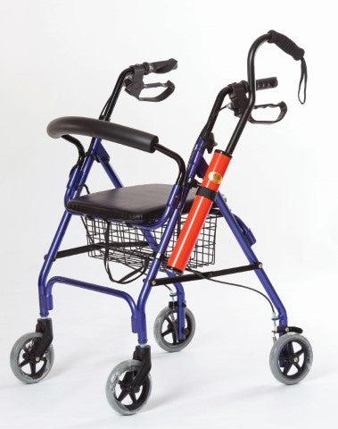 Easy Cane Holder for Walkers and Rollators