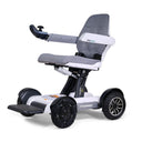 Golden Ally Sport GP305 power wheelchair in White with grey memory foam stadium seating