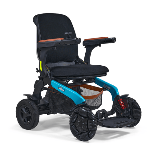 Golden Ally Pro GP304 Power Wheelchair - Teal - Front Angle