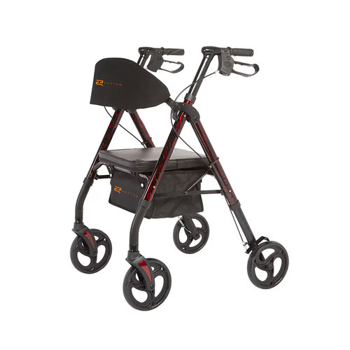 Royal Deluxe Universal 4 Wheel Rollator - Height Adjustable - Image 2
