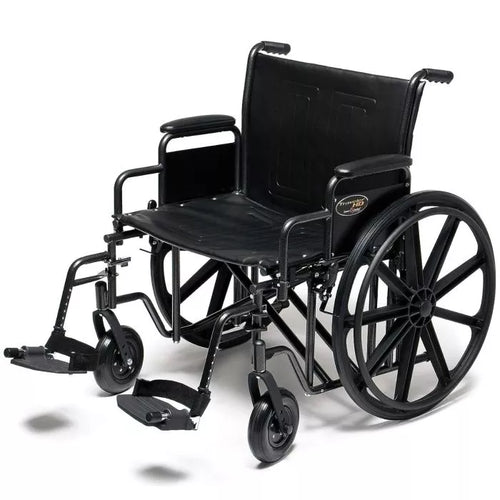 Rental Bariatric Manual Wheelchair 350 LB Heavy-Duty Wide Seat