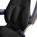 Close-up of the Golden Ally Sport GP305 memory foam seat back and carbon fiber seat shell