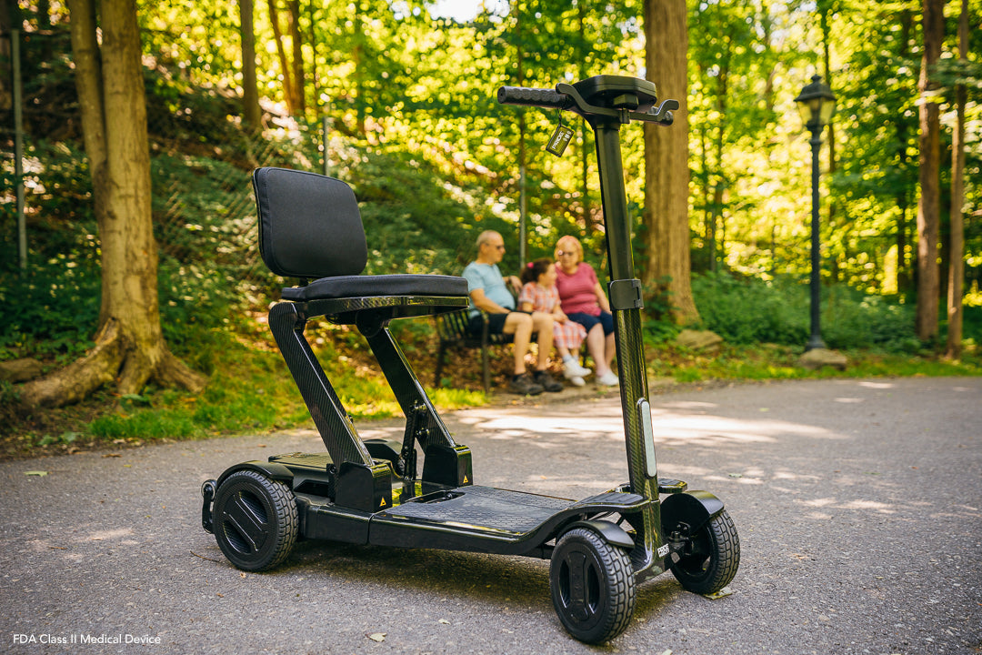 SC25 GO-GO Carbon Lightweight Folding Mobility Scooter by Pride - Image 6