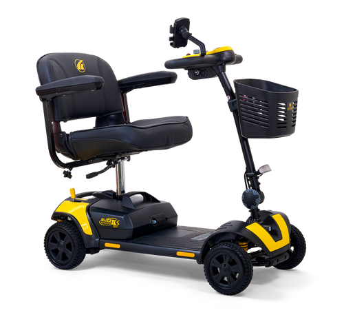 Buzzaround XLS HD Heavy-Duty 4-Wheel Portable Scooter - Four-Wheel Configuration - front view