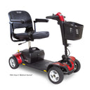 Go Go® Sport 4-Wheel Portable Scooter - Quad Configuration - Red - Right Side - Image 7