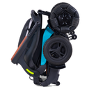 Golden Ally Pro GP304 - Teal - folded and standing on end for storage