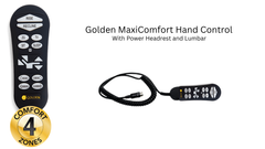 Golden Maxicomfort Remote w/ Power Headrest and Lumbar