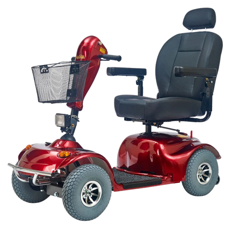 Golden Avenger GA541 4-Wheel Heavy-Duty Mobility Scooter - Red