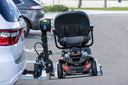 Harmar AL100 Universal Scooter Lift - Swing-Away Economy Model - in use