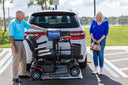 Harmar AL100 Universal Scooter Lift - Swing-Away Economy Model - folded
