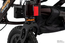 Pride Jazzy Carbon 27 front suspension close-up