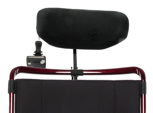 Pride Jazzy Carbon HD headrest with attendant control bracket, kit KIT2505942