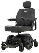 Pride Mobility Jazzy EVO 614 Mid-Wheel Drive Power Wheelchair - folded view