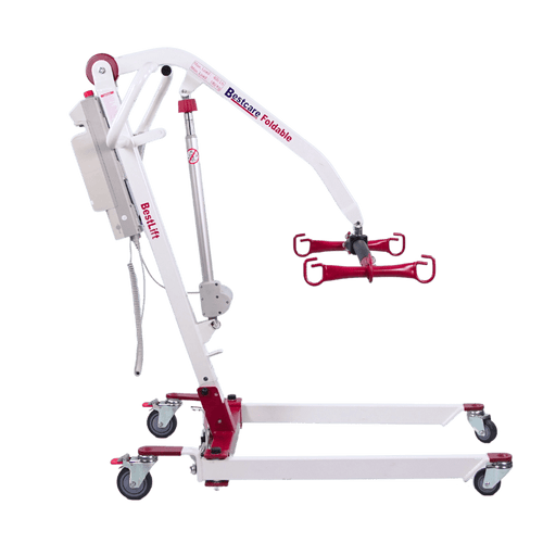 BestLift PL400EF foldable patient lift - side view