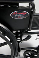 Advantage Recliner Wheelchair, Full Arm, Elevating Legrest, Bariatric — view 4