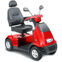 AfiScooter C4 4-Wheel Stability Mobility Scooter - Red - Left Side - Image 8