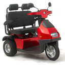 AfiScooter S3 Dual Seat Two-Passenger 3-Wheel Mobility Scooter - Red - Right Side - Image 2