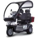 AfiScooter S3 Dual Seat Two-Passenger 3-Wheel Mobility Scooter - Silver - Left Side - Image 5