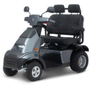 AfiScooter S4 Dual Seat Two-Passenger 4-Wheel Mobility Scooter - Grey - Left Side - Image 2