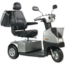 AfiScooter C3 3-Wheel Compact Tiller Mobility Scooter - Silver - Left Side - Image 9