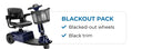 Amigo RD Standard 3 Wheel Mobility Scooter - Rear Drive Model - Black - Image 14