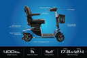 Revo™ 2.0 4-Wheel Quad-Configuration Travel Scooter - Image 3