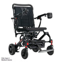 Rascal Carbon Cruiser folding electric wheelchair — front three-quarter view