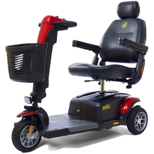 Buzzaround LX 3-Wheel Tri-Configuration Full Size Portable Scooter - Red - Left Side - Image 3