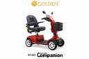 GC440 Companion 4-Wheel Full-Size Stability Scooter - NEW - Red - Left Side - Image 2