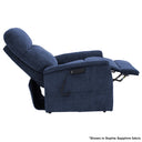 Pride Sitting Pretty Genesis LC-150 — sapphire reclineprofileview headrestraised