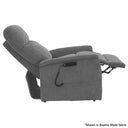 Pride Sitting Pretty Genesis LC-150 — shale reclineprofileview headrestraised