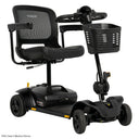 Go Go Elite Traveller 2 Platinum 4-Wheel Scooter in Black Platinum, Right View