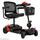 Go Go Elite Traveller 2 Platinum 4-Wheel Scooter in Red Platinum, Right View