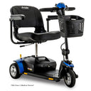 Go Go Elite Traveller 3-Wheel Mobility Scooter in Blue