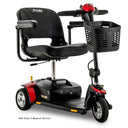 Go Go Elite Traveller 3-Wheel Mobility Scooter in Red