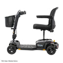 Go-Go Endurance Li 4-Wheel Lithium Battery Scooter in Grey, Left View