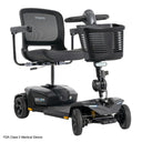 Go-Go Endurance Li 4-Wheel Lithium Battery Scooter in Grey, Right View