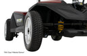 Go-Go Endurance Li 4-Wheel Lithium Battery Scooter in Red, Front View
