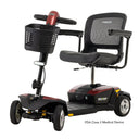 Go-Go Endurance Li 4-Wheel Lithium Battery Scooter in Red, Left View
