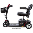 Go Go Sport 3-Wheel Portable Scooter - Tri-Configuration in Red, Left View