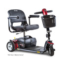 Go Go Sport 3-Wheel Portable Scooter - Tri-Configuration in Red, Right View