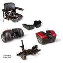 Go Chair — disassembled for transport