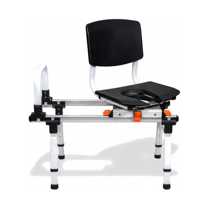 Bath and shower transport chair