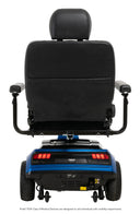 Maxima 3-Wheel Scooter - Tri-Configuration Heavy-Duty Model in Blue, Rear View