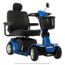 Maxima 4-Wheel Stability Base Scooter by Pride Mobility in Blue, Right View