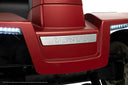 Maxima 4-Wheel Stability Base Scooter by Pride Mobility in Red, Front View