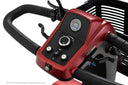 Maxima 4-Wheel Stability Base Scooter by Pride Mobility in Red, Overhead View