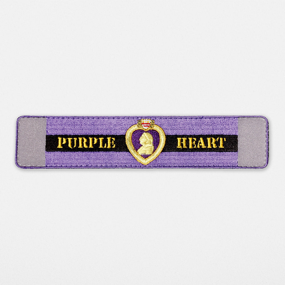 Pride Mobility Purple Heart military patch, part ACC140238 - manufacturer image